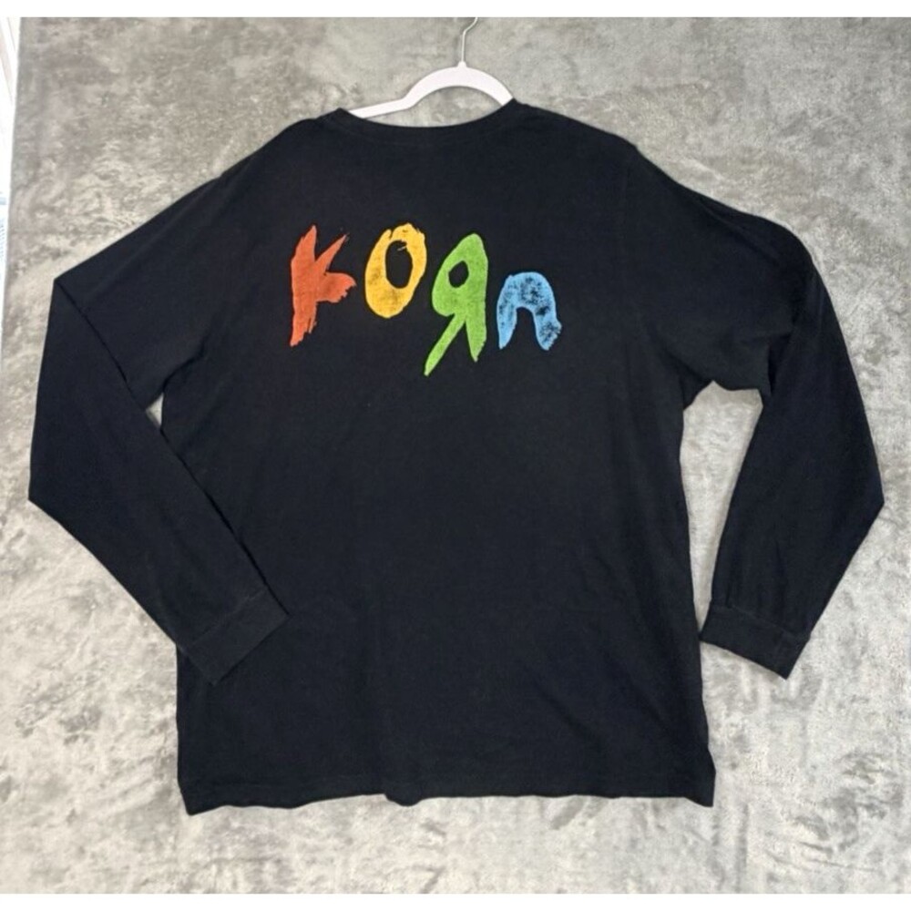 Korn Shirt 2XL Black Band Graphic I Thought My Demons Were My Friend Long Sleeve